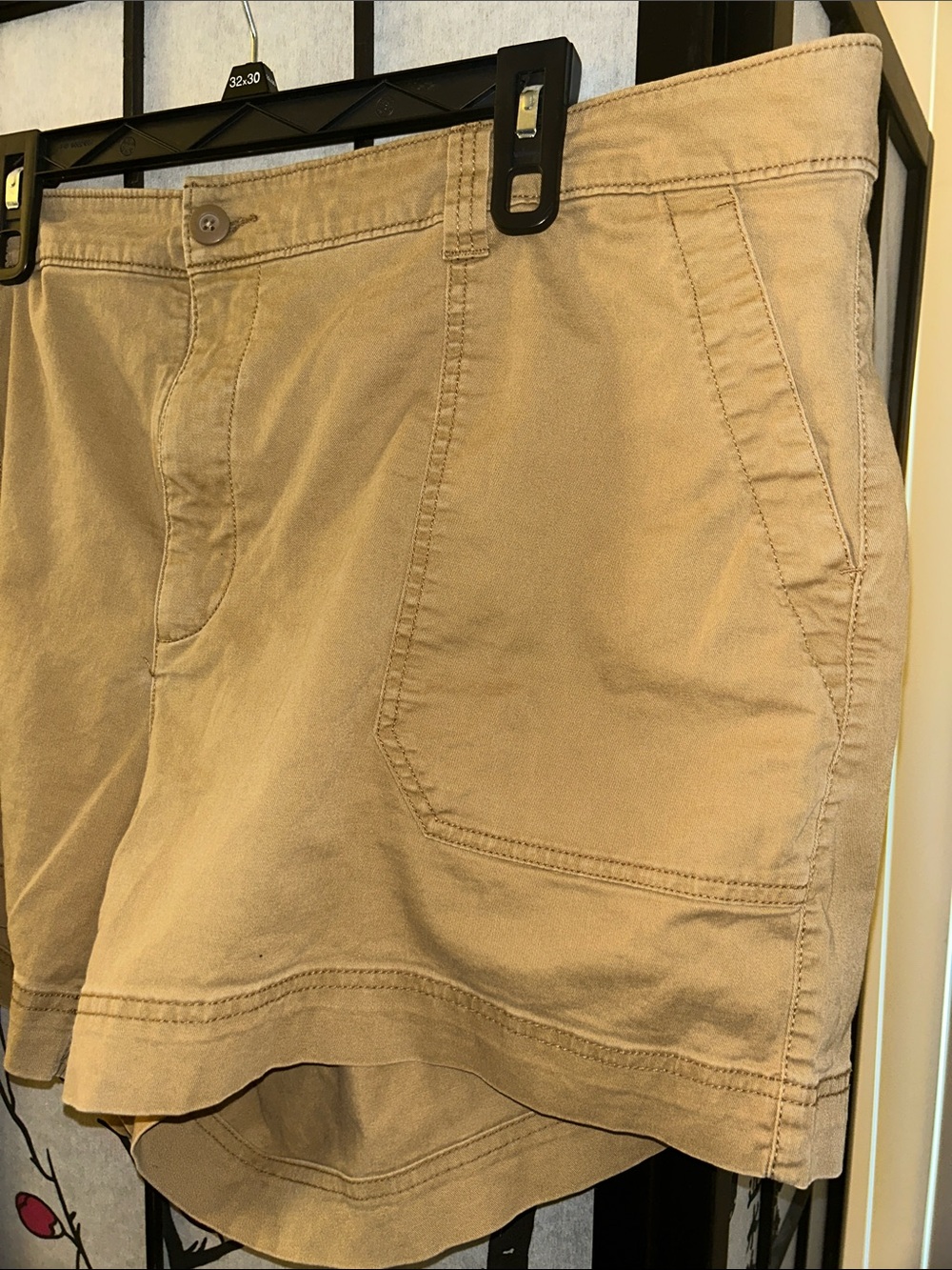 Old Navy Utility Shorts in light Khaki Brown sz 2X - Picture 4 of 11